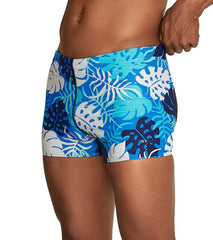 Speedo Men's Printed Square Leg Swimsuit