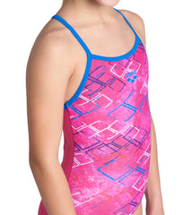 Arena Girls' Daly Light Drop Back One Piece Swimsuit