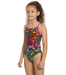 Sporti x Tyler Wallach Limited Edition Rainbow Rave Thin Strap One Piece Swimsuit Youth (22-28)