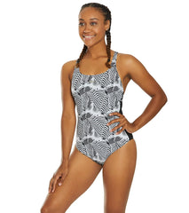 Arena Women's Viola Cradle Cross Back Chlorine Resistant One Piece Swimsuit
