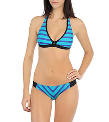 Hurley Women's Minnow Stripe Aussie Tab Side Bottom