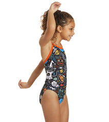 Sporti Halloween Party Thin Strap One Piece Swimsuit Youth (22-28)