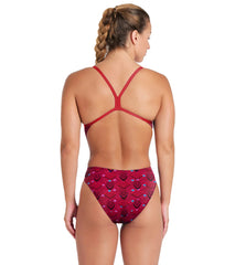 Arena Women's Happy Valentine Challenge Back One Piece Swimsuit