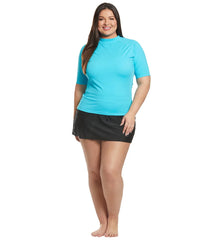Sporti Plus Size Women's S/S UPF 50 + Swim Shirt