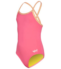 Dolfin Uglies Girls' Solid One Piece Swimsuit (Big Kid)