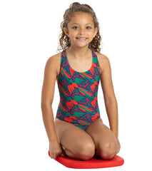 Sporti x Damian Orellana Limited Edition Chichi Wide Strap Cross Back One Piece Swimsuit Youth (22-28)