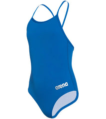 Arena Girls' Master MaxLife Thin Strap Micro Back One Piece Swimsuit