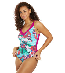 Arena Women's Bodylift Stefania Wing Back One Piece Swimsuit