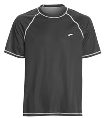 Speedo Men's Easy Short Sleeve Extended Size Swim Shirt