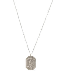 Dogeared Protect Me Hamsa Tablet Necklace