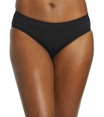 TYR Women's Solid Durafast Elite Mid Rise Bikini Bottom