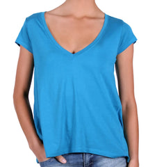 Hurley Girls' Solid Cutout V Shirt