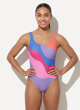 Sporti Afterglow Wide Strap One Piece Swimsuit (22-44)