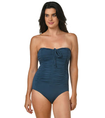 Jantzen Women's Solid Greta One Piece Swimsuit