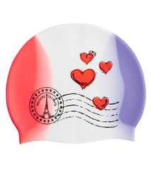Sporti Paris Love Letters Silicone Swim Cap