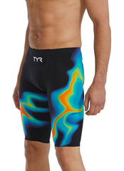 TYR Men's Venzo Infrared High Waist Jammer Tech Suit Swimsuit