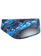 Dolfin Reliance Men's Inferno Team Print All-Over Racer Brief Swimsuit