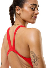 Speedo Women's Solid Endurance+ Max Leaderback One Piece Swimsuit