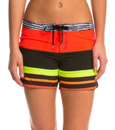 Hurley Women's Phantom Printed Stripe 5" Beachrider Boardshort