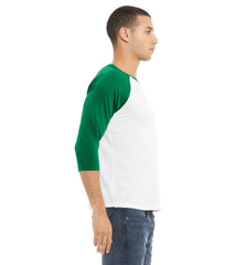 Bella + Canvas Unisex 3/4-Sleeve Baseball T-Shirt