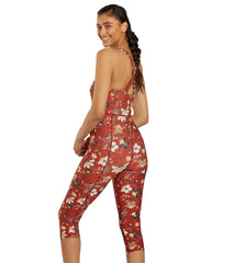 Sporti Active Vintage Bali One Piece Cropped Swim Unitard
