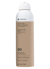 Dermasport Clear Body SPF 50 Sunscreen Spray, Water-Resistant 6fl oz