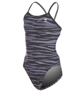 TYR Girls' Crypsis Cutoutfit One Piece Swimsuit