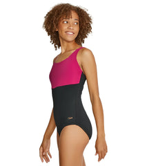 Speedo Women's Square Neck One Piece Swimsuit