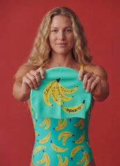 Sporti Bananas Silicone Swim Cap