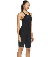 Speedo Women's Fastskin LZR Pure Valor Open Back Kneeskin Tech Suit Swimsuit