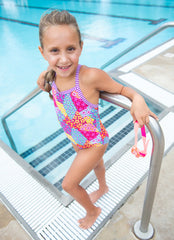 Dolfin Uglies Youth Girls' Jellin One Piece Swimsuit (Big Kid)