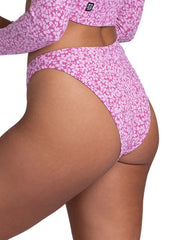JOLYN Women's Calypso Kelia Rib Cheeky Bikini Bottom