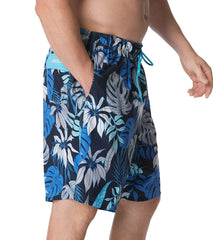 Speedo Men's 22" Big & Tall Hothouse Floral Redondo Edge Swim Trunks