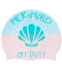 Sporti Mermaid Off Duty Silicone Swim Cap Jr.