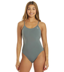 TYR Women's Solid Tetrafit One Piece Swimsuit