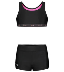 Under Armour Girls' UA Two Piece Swim Short Set (Little Kid)