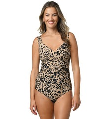 Jantzen Women's Wild Camouflage One Piece Swimsuit