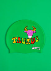 Sporti Groovy Zodiac Taurus Silicone Swim Cap