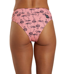 JOLYN Women's Zoe Papaya Flammy Bikini Bottom