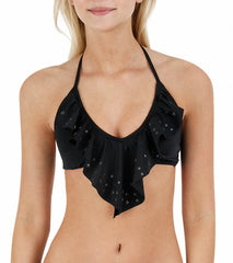 Hurley Swim Stagger Ruffle Bra Top