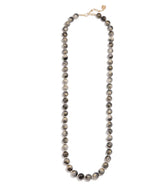 Zenzii Iridescent Beaded Long Necklace
