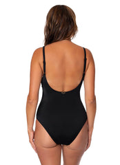 Jantzen Women's Between the Lines BBQ Ribs One Piece Swimsuit