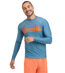 Arena Men's Graphic Long Sleeve Rashguard