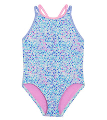 TYR Girls' Oliviafit Durafast Elite One Piece Swimsuit (Little Kid, Big Kid)