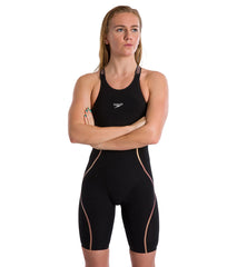 Speedo Women's Fastskin LZR Pure Intent Closed Back Kneeskin Tech Suit Swimsuit