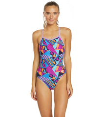 Dolfin Uglies Women's Carnival V-2 Back One Piece Swimsuit