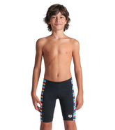 Arena Boys' Racing Stripe Jammer Swimsuit (Little Kid, Big Kid)