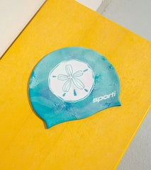 Sporti x Emma Weyant Sand Dollar Silicone Swim Cap