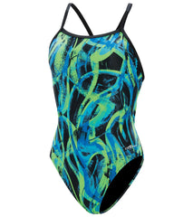 Dolfin Women's XtraSleek Eco Supernova V-2 Back One Piece Swimsuit