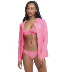 Body Glove Women's Adeline Long Sleeve Hoodie UPF 50 Rash Guard